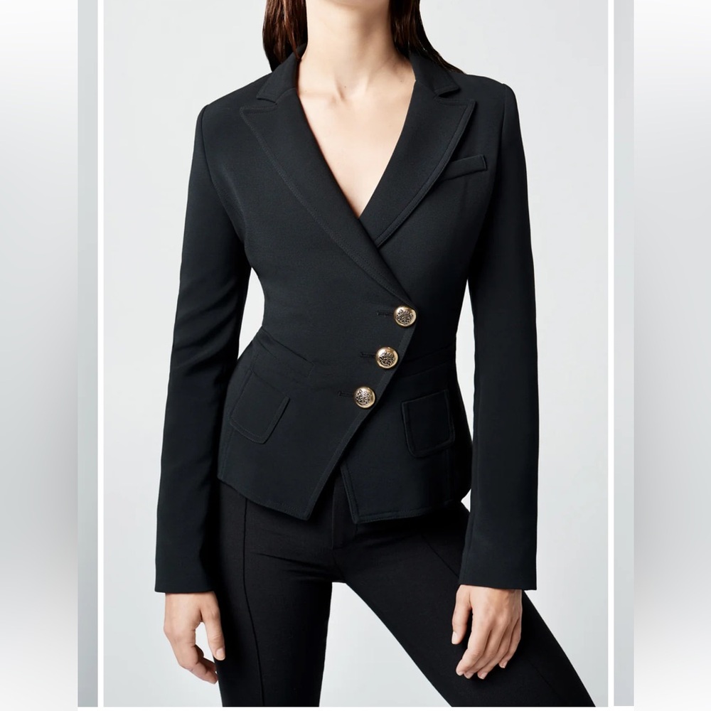 Amy the Wrap Blazer black size 6